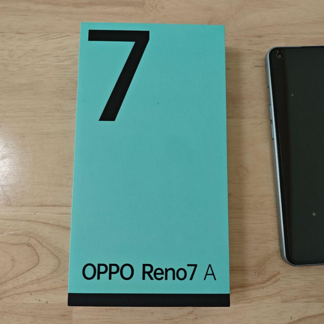 OPPO Reno7 A ライトブルー 本体