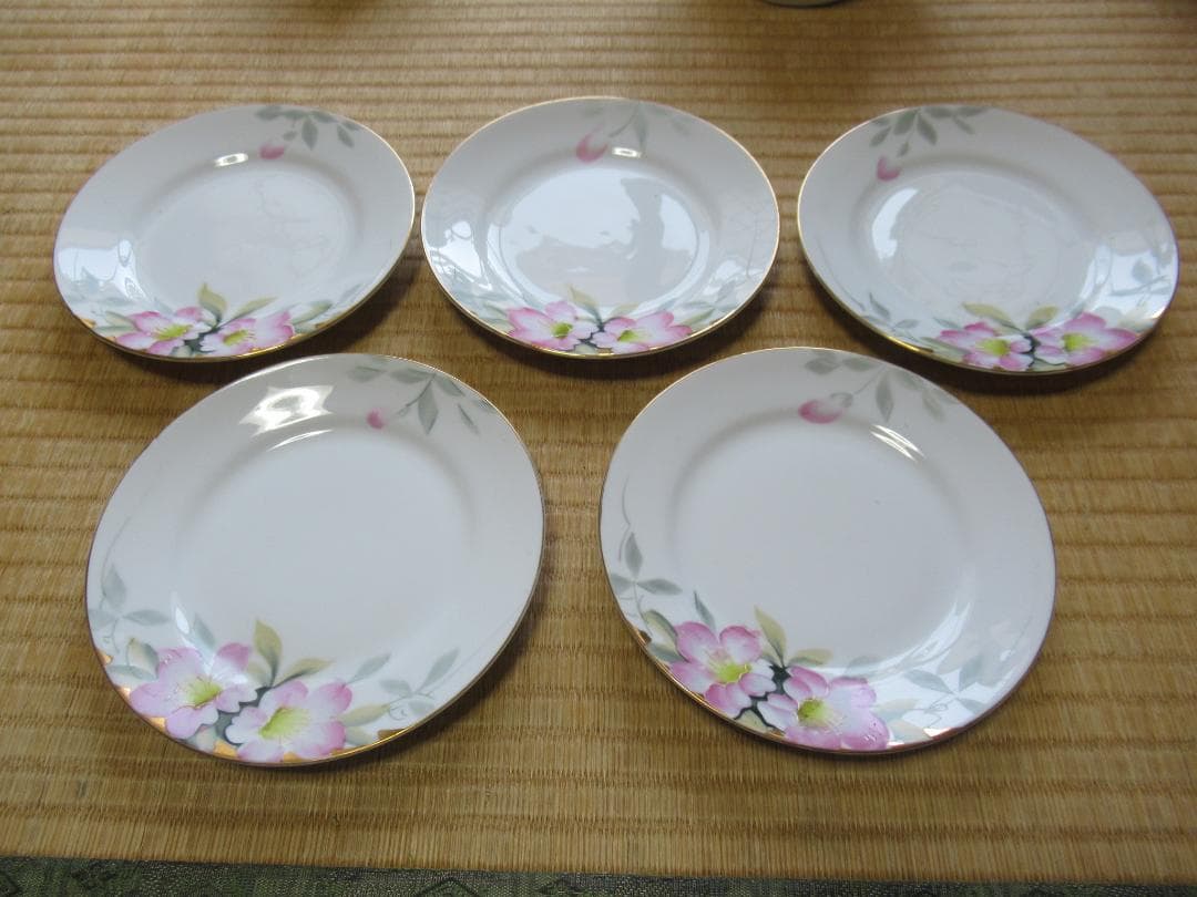 ◆美品 大正時代◆オールドノリタケ アメリカ向け『りんごの花と金彩』ティーセット