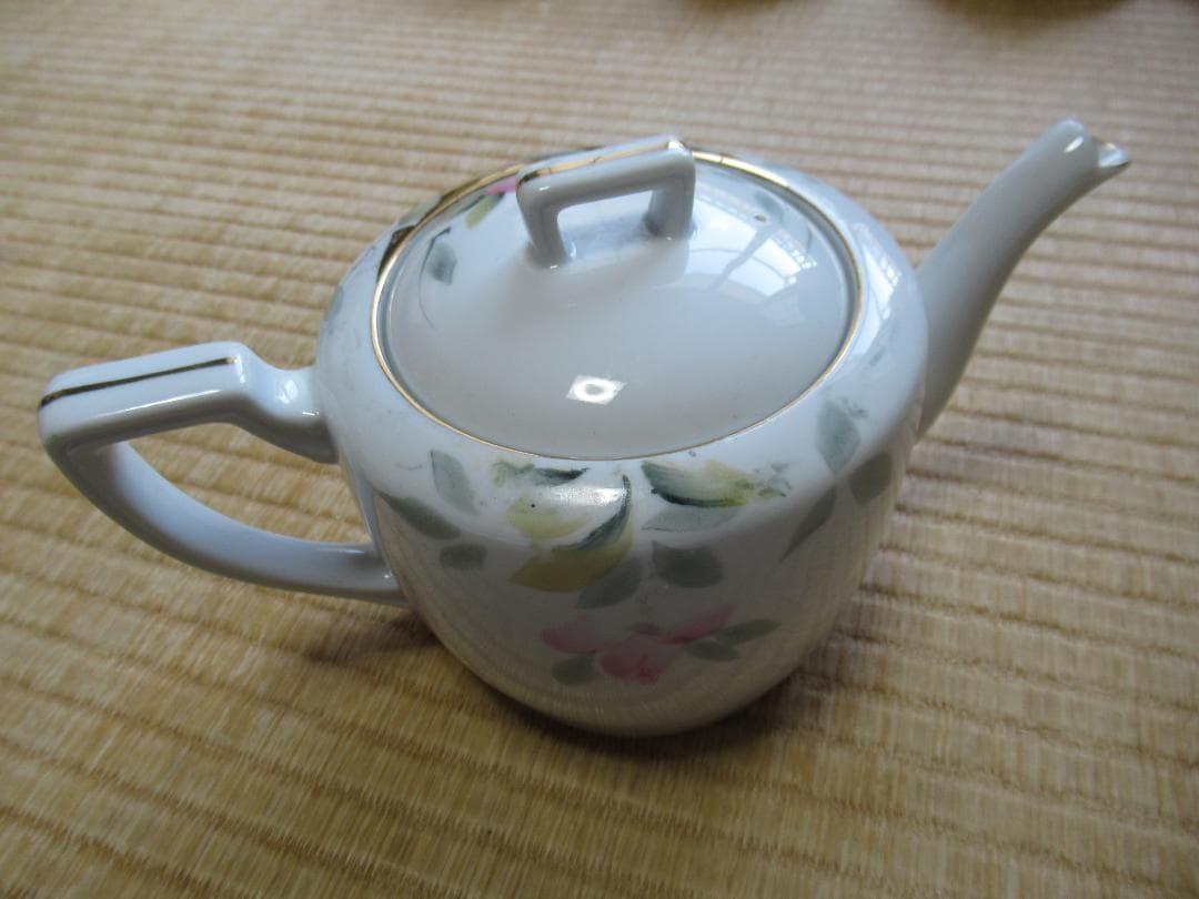 ◆美品 大正時代◆オールドノリタケ アメリカ向け『りんごの花と金彩』ティーセット