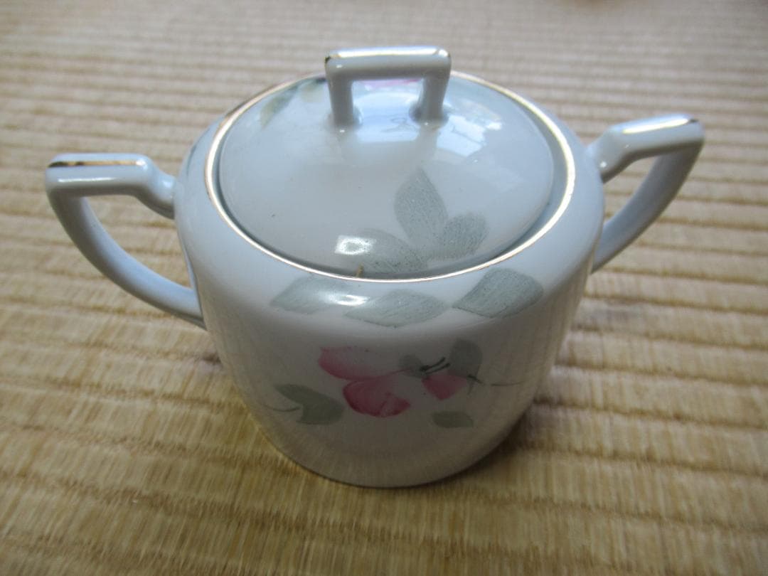 ◆美品 大正時代◆オールドノリタケ アメリカ向け『りんごの花と金彩』ティーセット