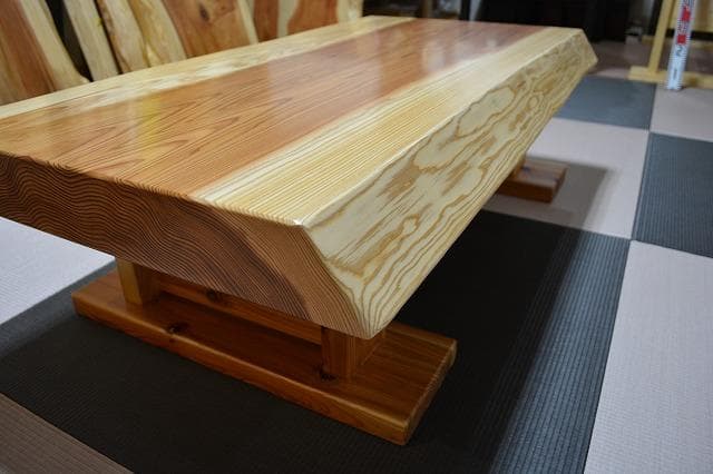 №53　秋田杉一枚板☆座卓☆厚板　3帖～6帖⭐︎セール品