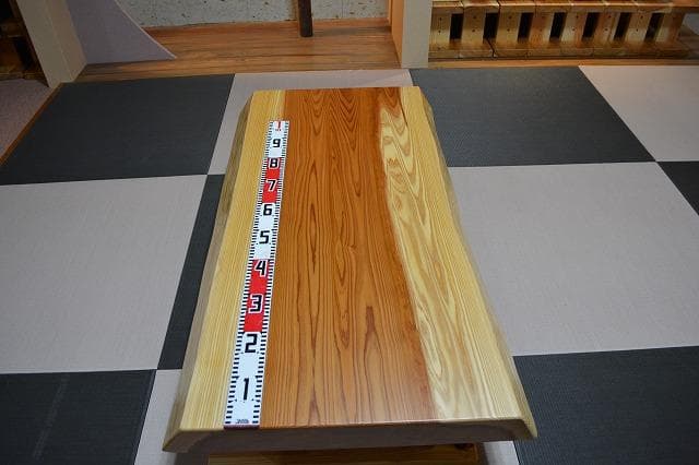 №53　秋田杉一枚板☆座卓☆厚板　3帖～6帖⭐︎セール品