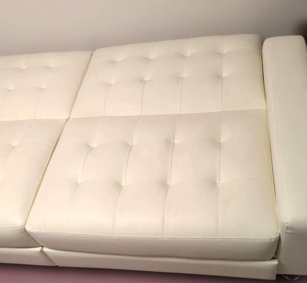 3WAYソファ ソファべッド リクライニング アイボリー 　東京港区　引き取り