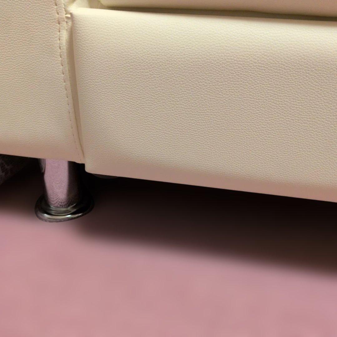 3WAYソファ ソファべッド リクライニング アイボリー 　東京港区　引き取り