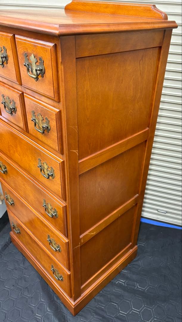 横浜Daniel ダニエル アーリーアメリカン　ビンテージチェスト　6段10杯