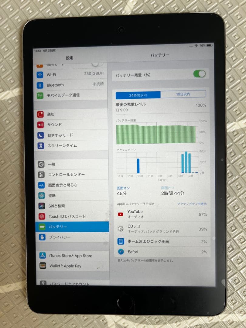 iPad mini 3 64GB wifi＋cellular