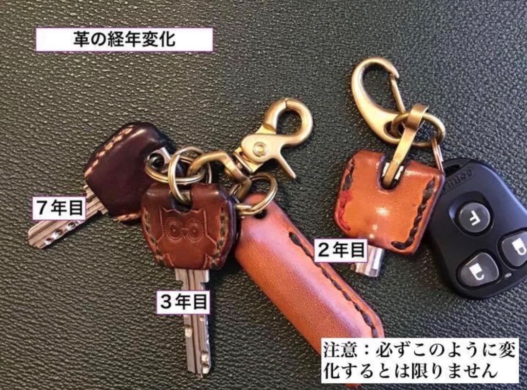 オーダーメイド／ヌメ革 レース縫い手提げトートバック（小）