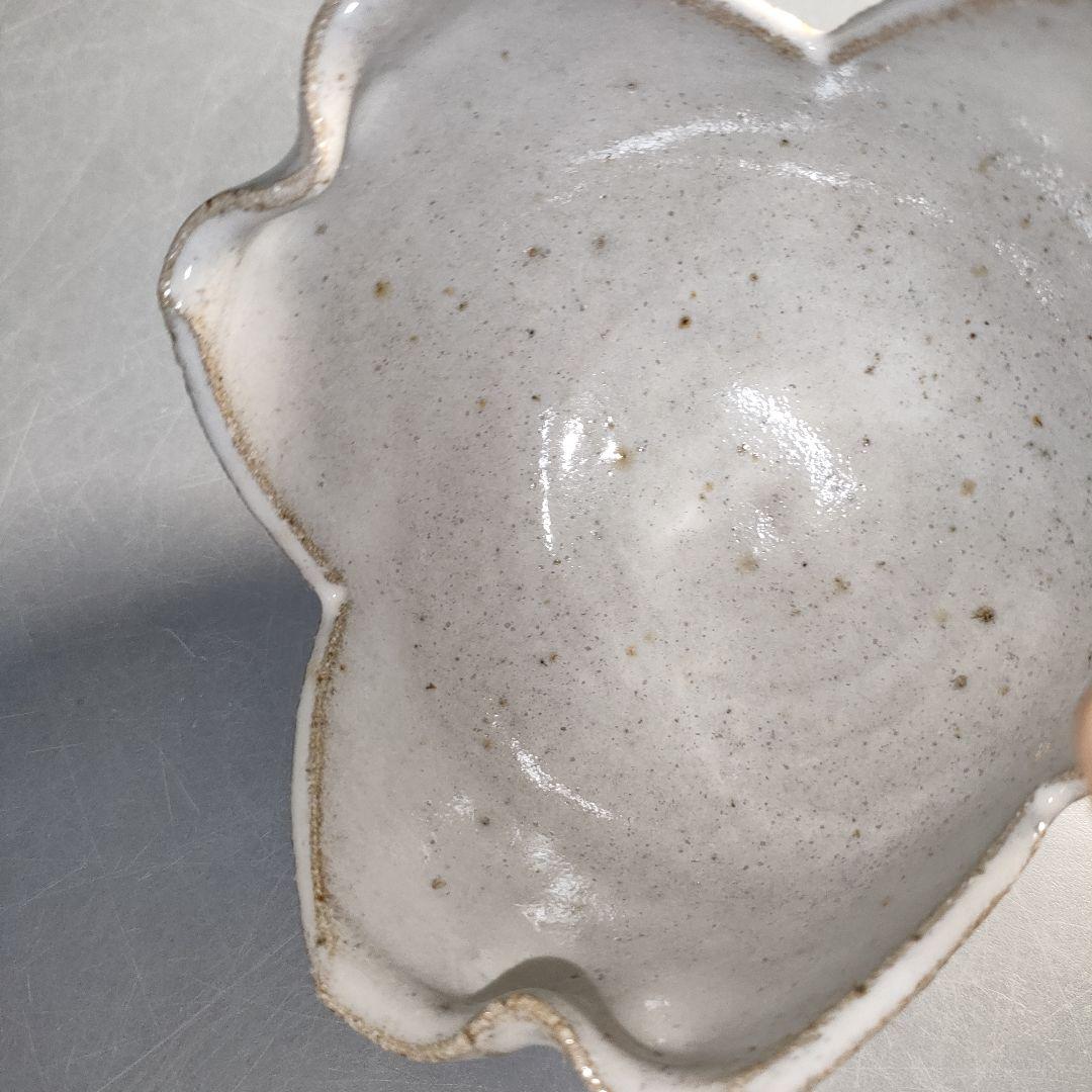 A1292-6/十三代中里太郎右衛門窯/斑唐津割山椒向付6客/共箱/懐石道具/