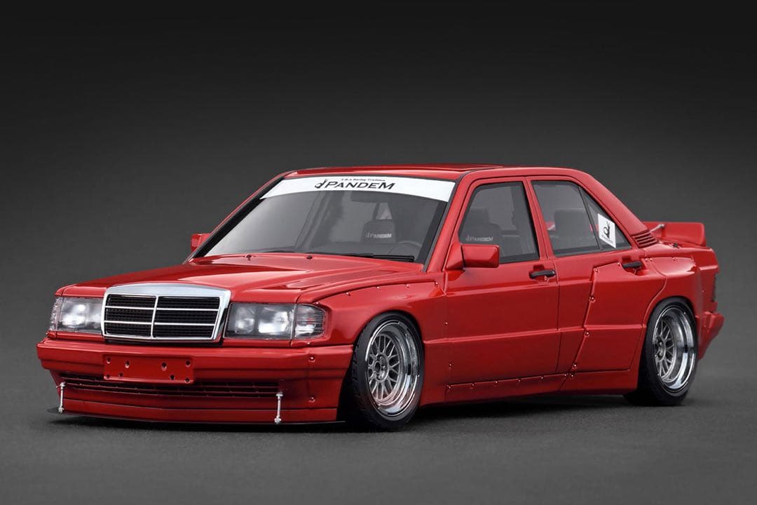 1/18 イグニッションモデル PANDEM メルセデス ベンツ 190 E 赤