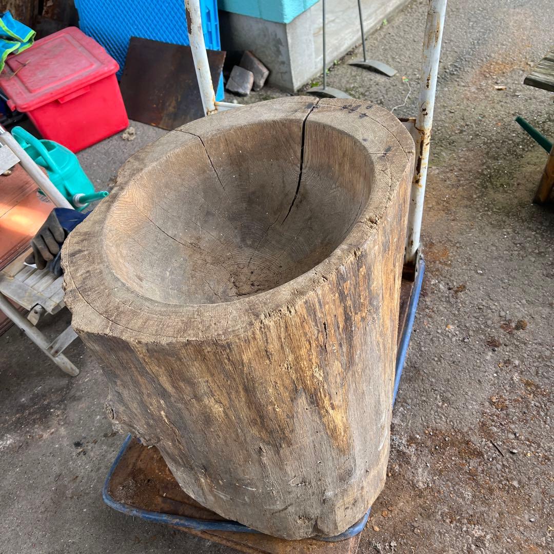 餅臼、餅つき臼、お正月、