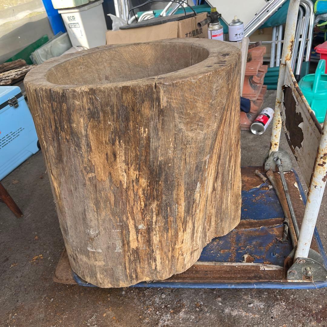 餅臼、餅つき臼、お正月、