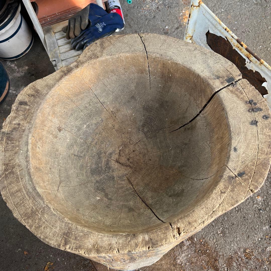 餅臼、餅つき臼、お正月、