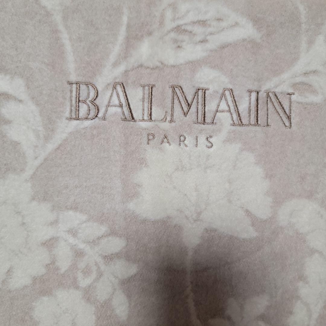 BALMAIN シルク毛布 花柄 140x200cm　新品未使用