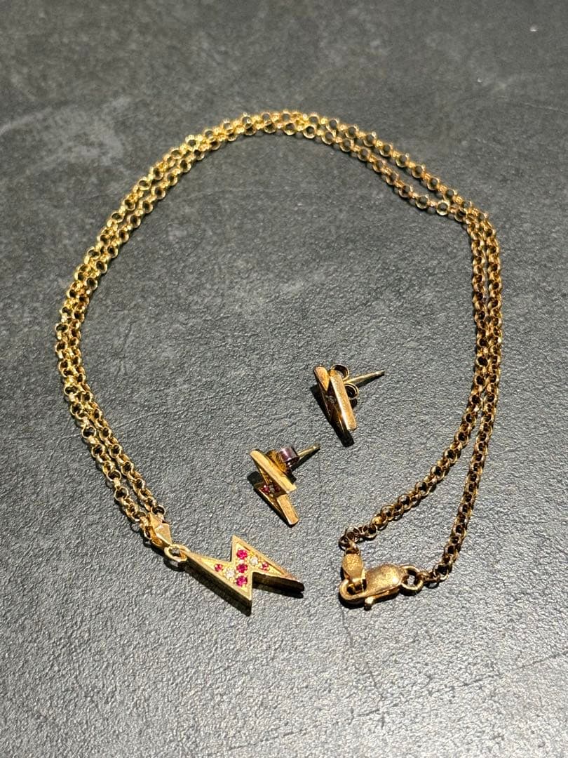 吉井和哉　VOLT ネックレス　ピアス　セット