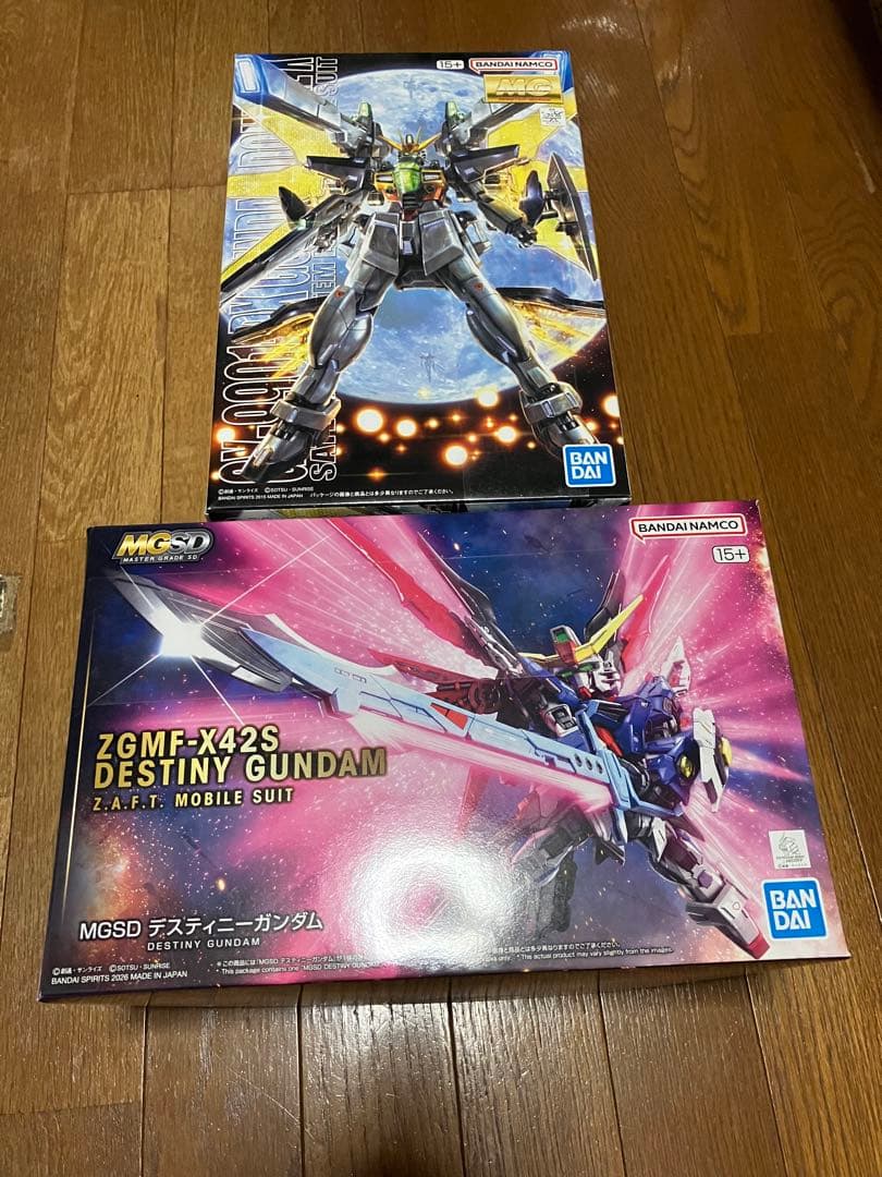 ガンプラ6個セットHIν、ダブルエックス、MGSDデスティニー、スカイメビウス他