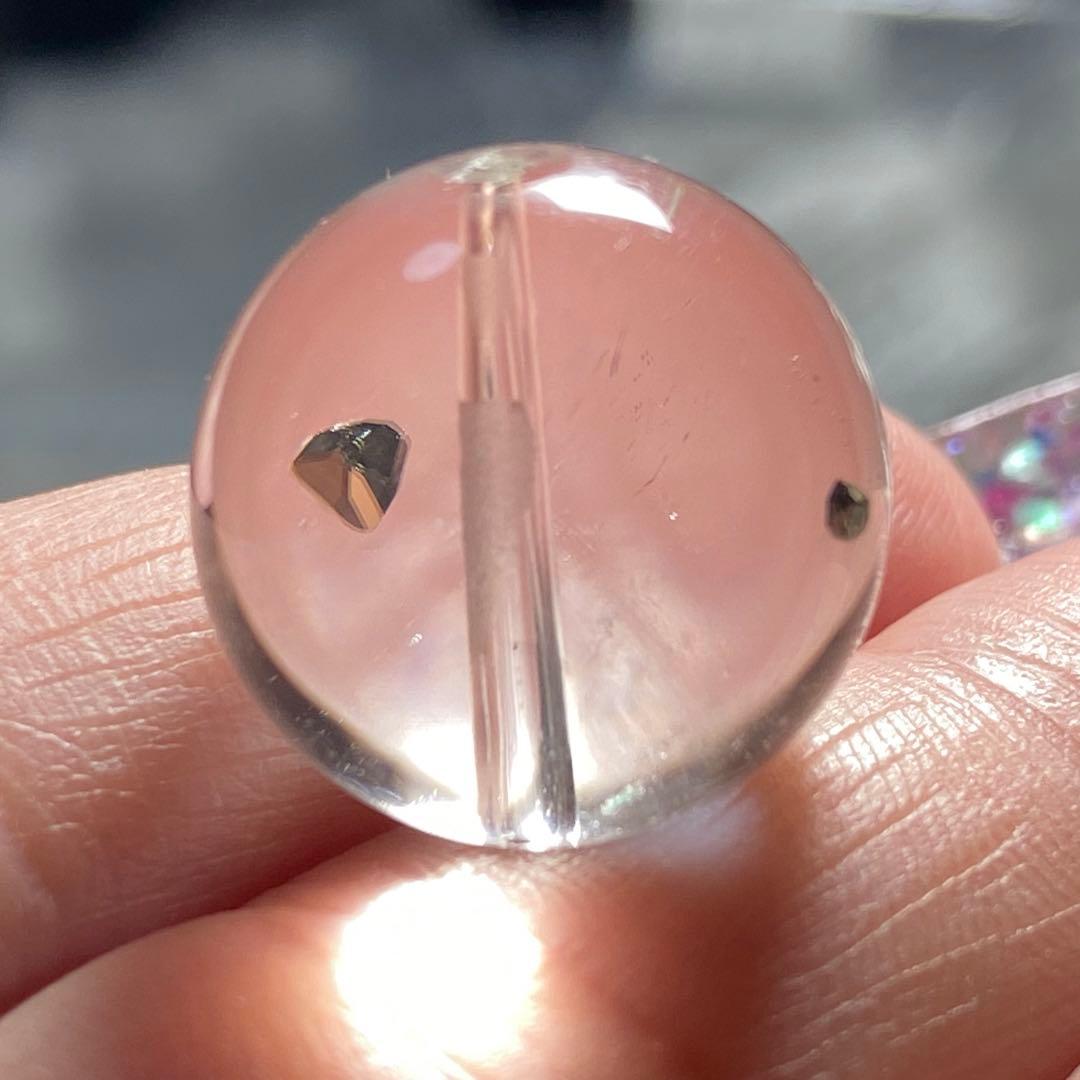 高品質　大粒パイライトインクォーツG828