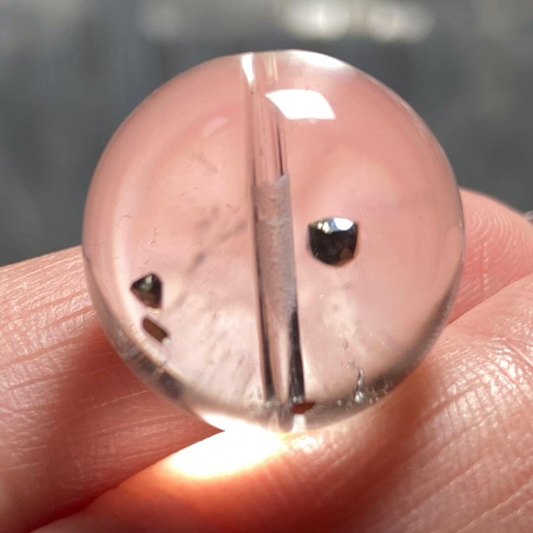 高品質　大粒パイライトインクォーツG828