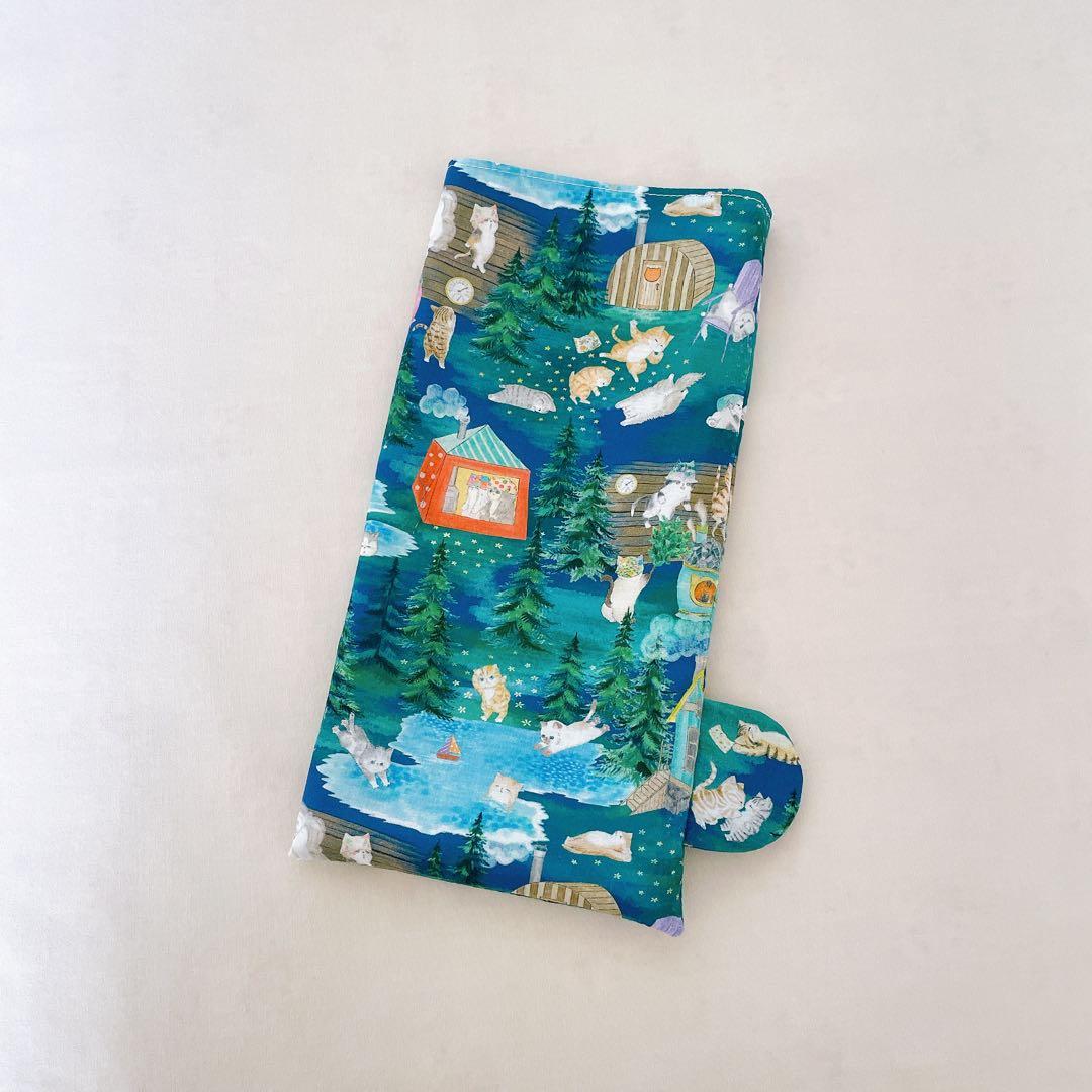 ガーゼハンカチ　ユキエモン332 ハンドメイド(ペットボトルカバー)