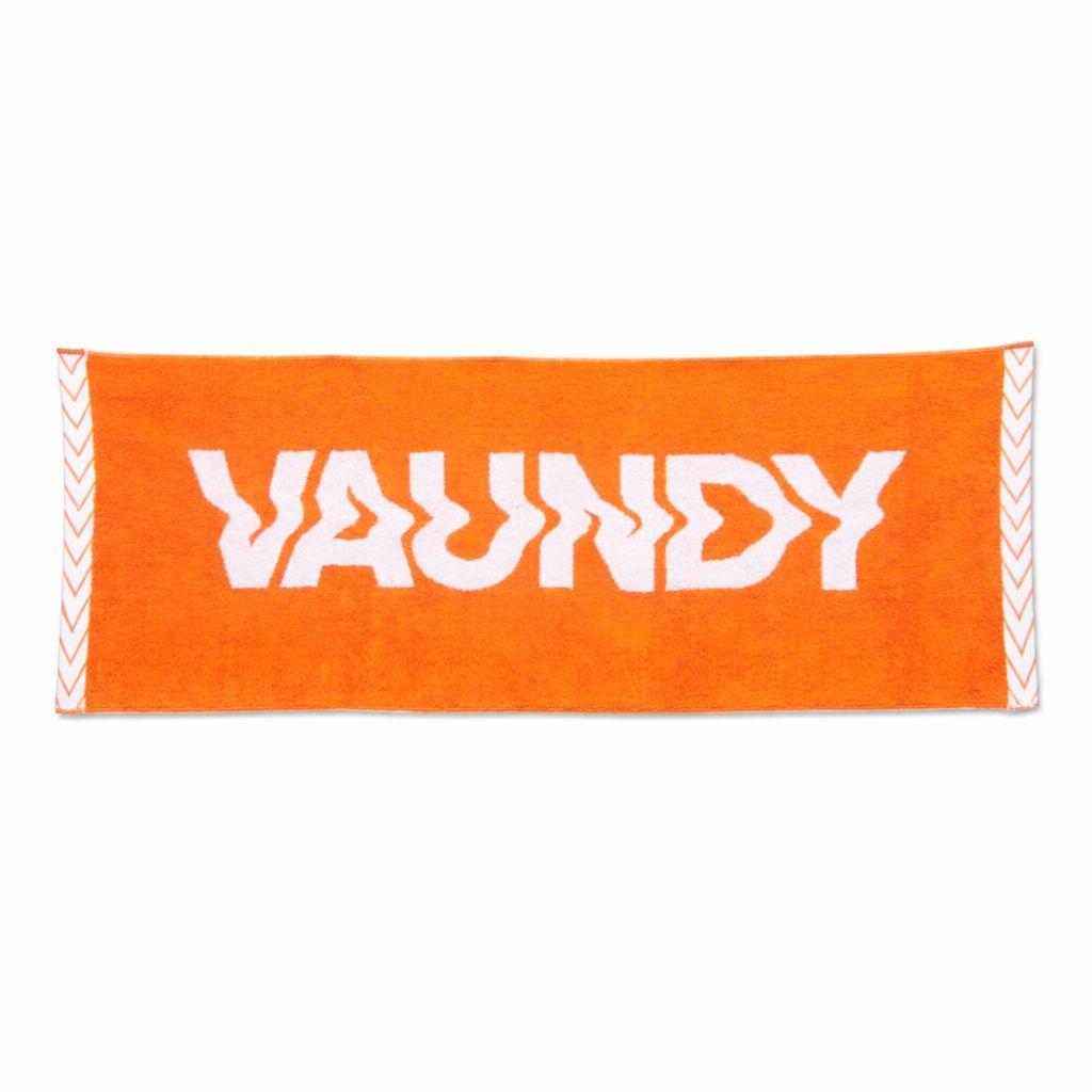 【未使用】Vaundy ロゴジャカードタオル オレンジ×ホワイト