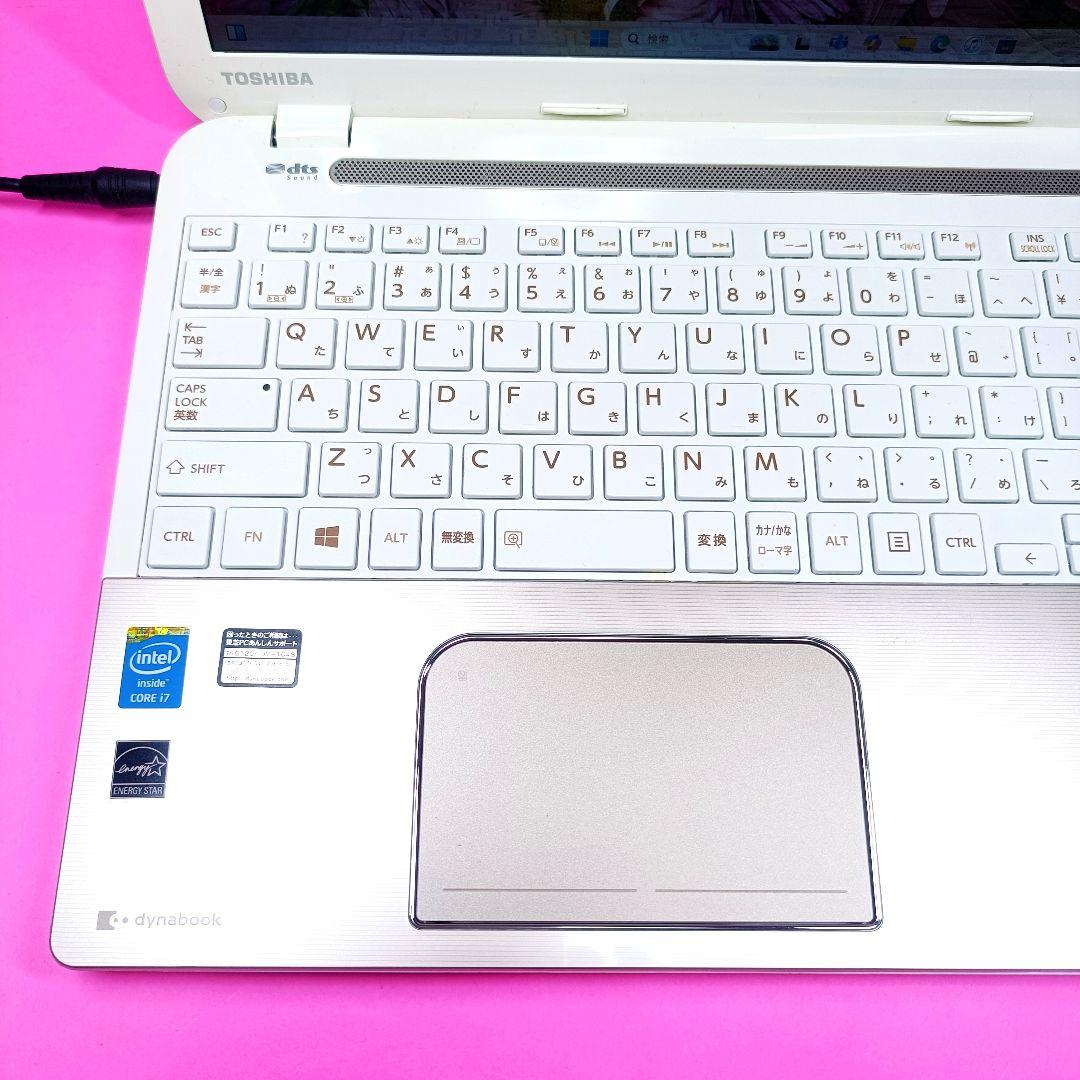 大容量500GB✨i7✨8GB✨オフィス✨ブルーレイ✨カメラ付きノートパソコン