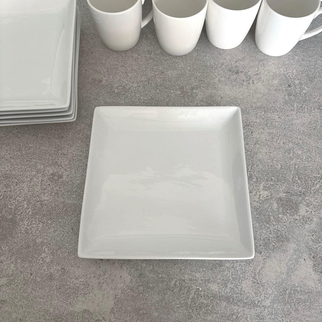 【新品】白い食器　白い皿　マグカップ　ポーセラーツ