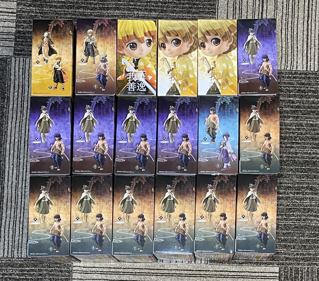 鬼滅の刃 絆ノ装 栗花落カナヲ＆嘴平伊之助＆我妻善逸 合計18個セット