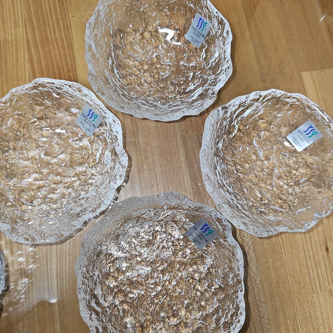 東洋佐々木ガラス 【清露 のぞき】 ガラス小皿 6個セット小鉢 日本製