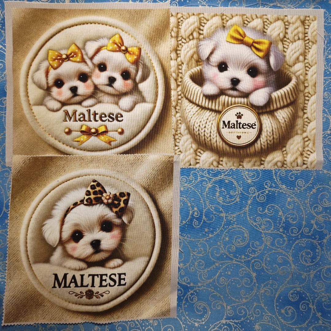 mafuyu　パネル　ワンコさん＆ネコちゃん柄　30枚