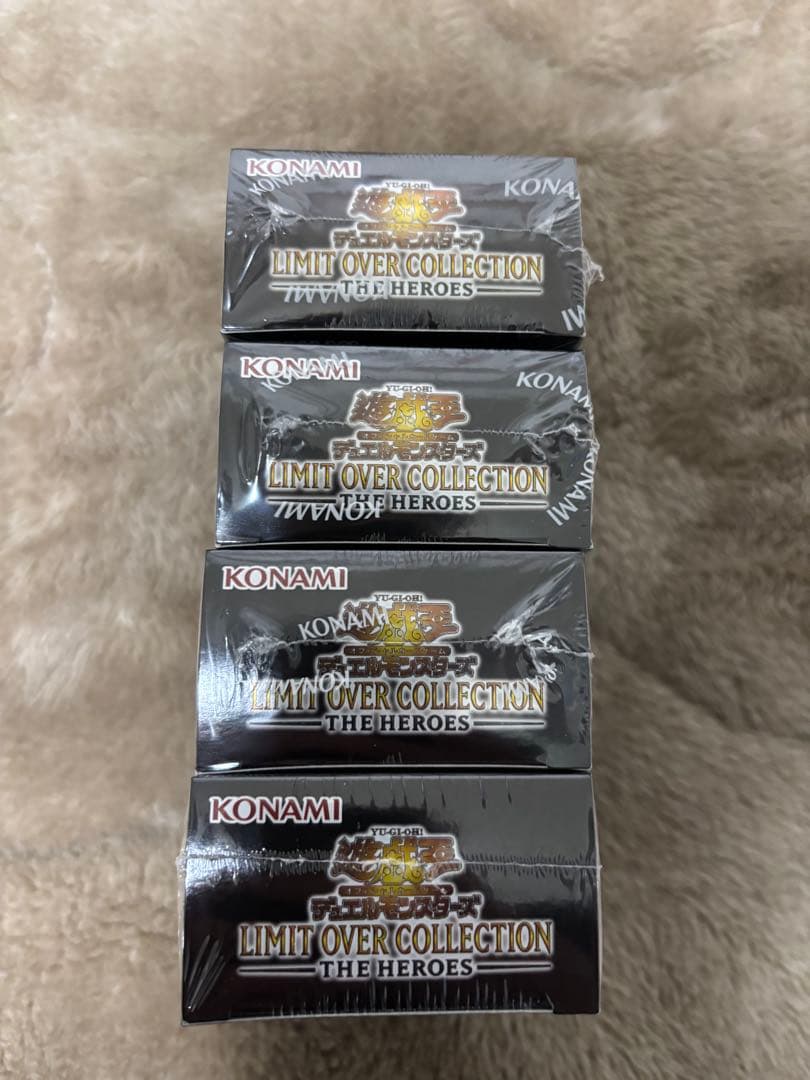 遊戯王　リミットオーバーコレクション　ヒーローズ 新品未開封 4BOX