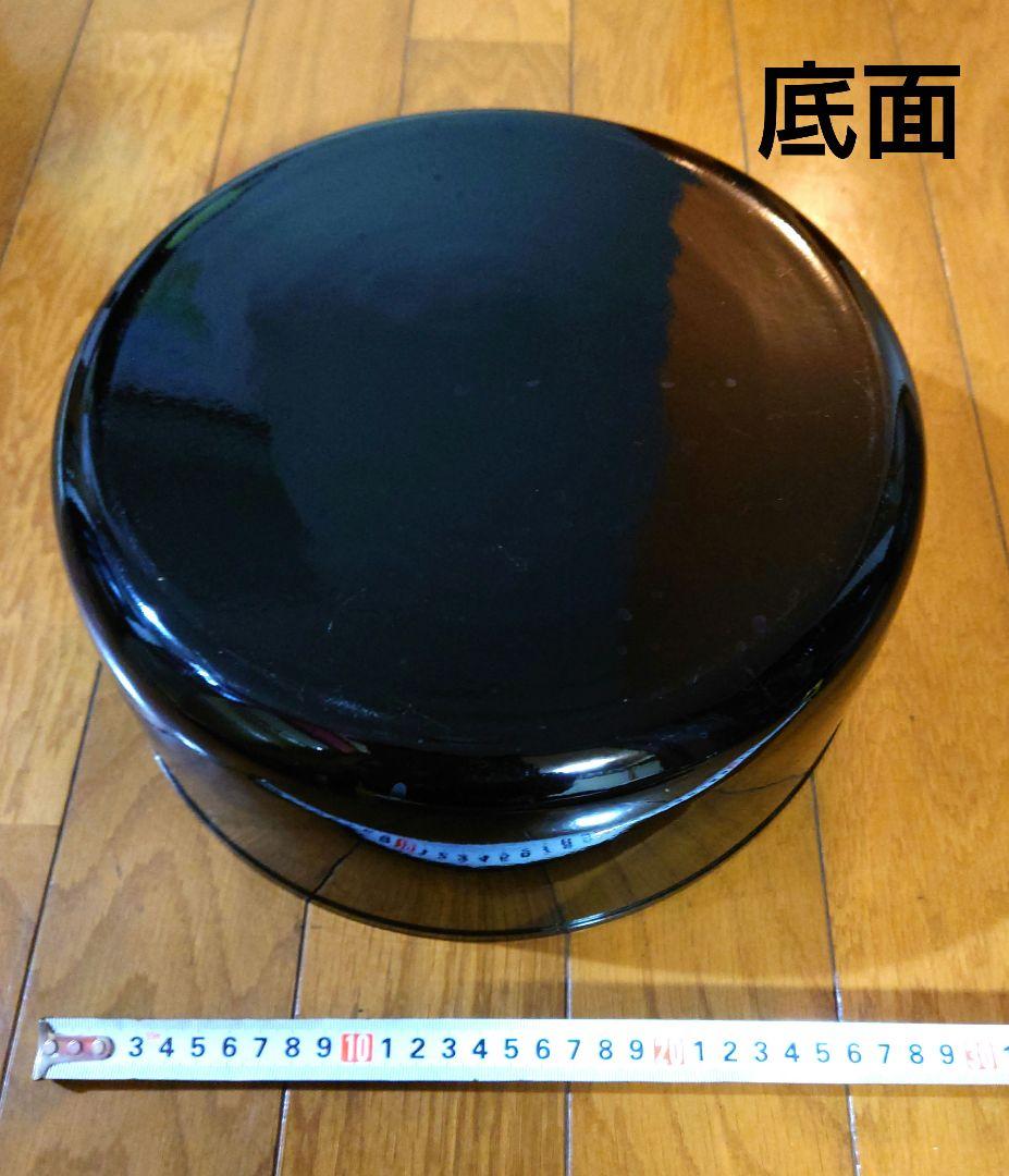 漆塗り　菓子鉢　大型 30センチ　茶びつ