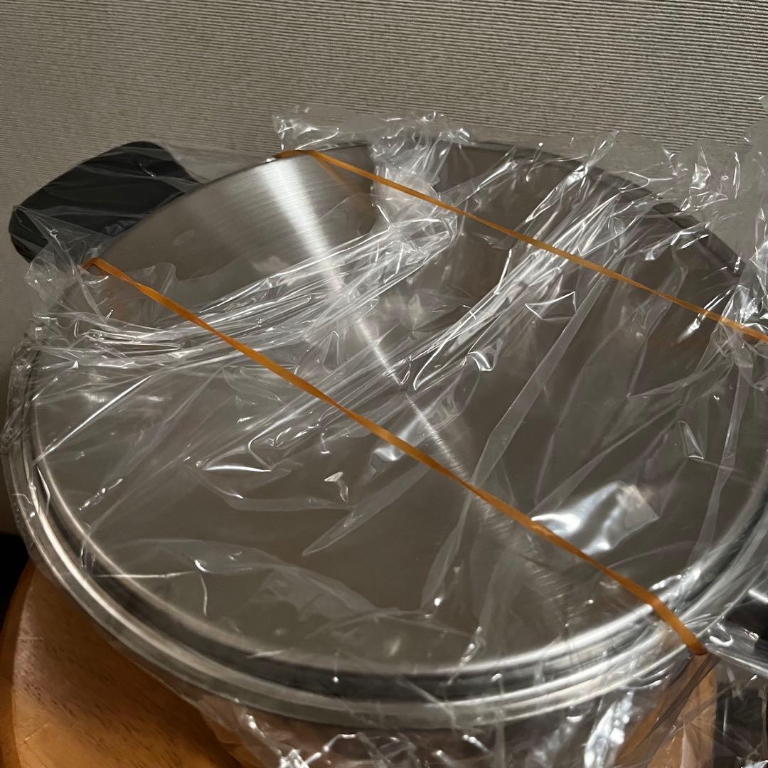 【新品未使用】柳宗理　ステンレス両手鍋　深型　22cm ガス火用