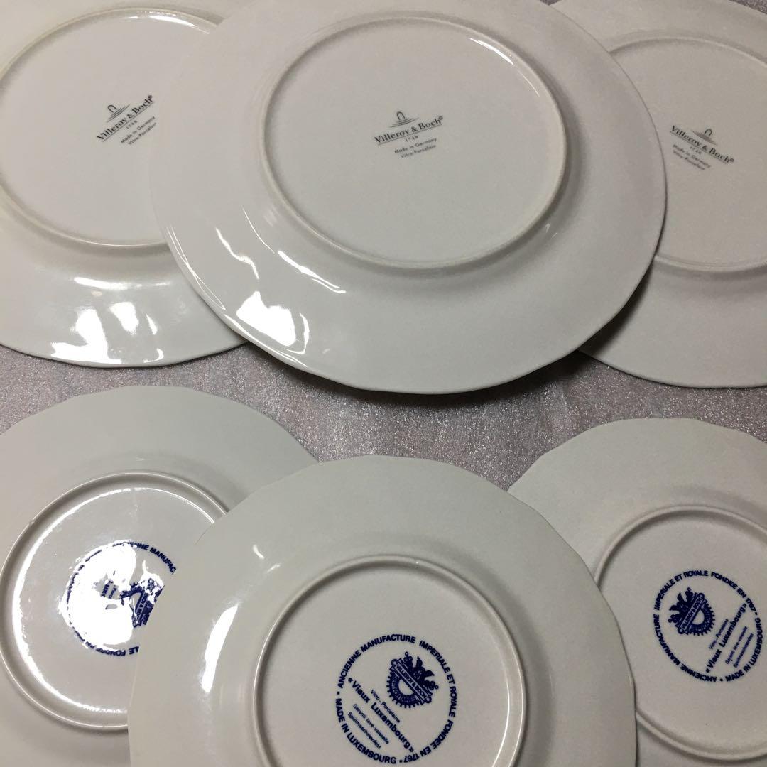 ビレロイ&ボッホ プレート皿 6枚