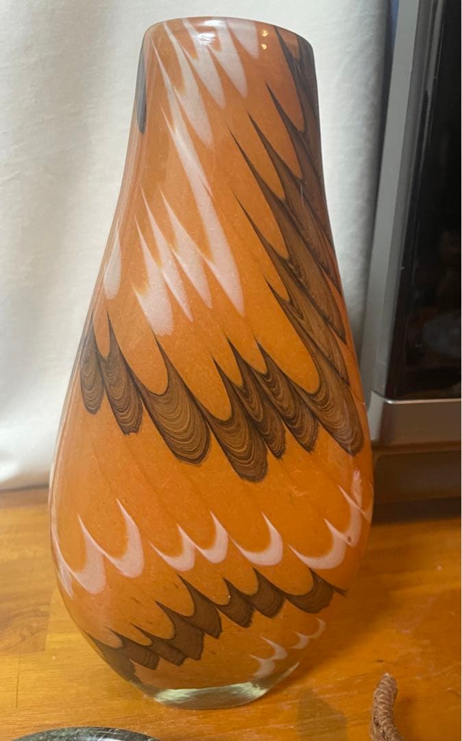 vintage flower vase マーブル