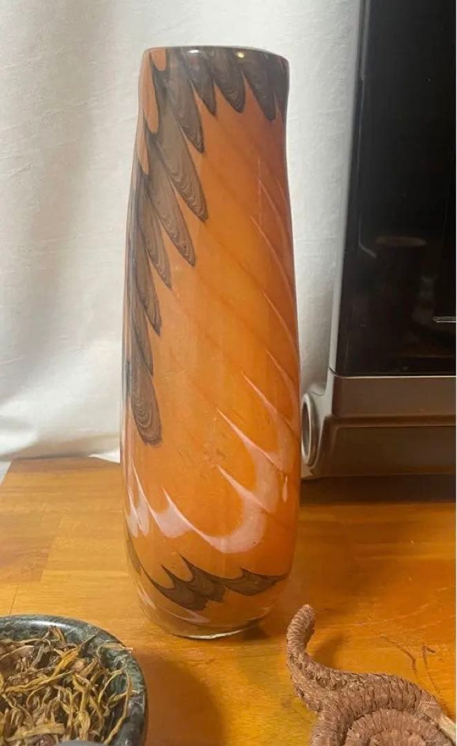 vintage flower vase マーブル