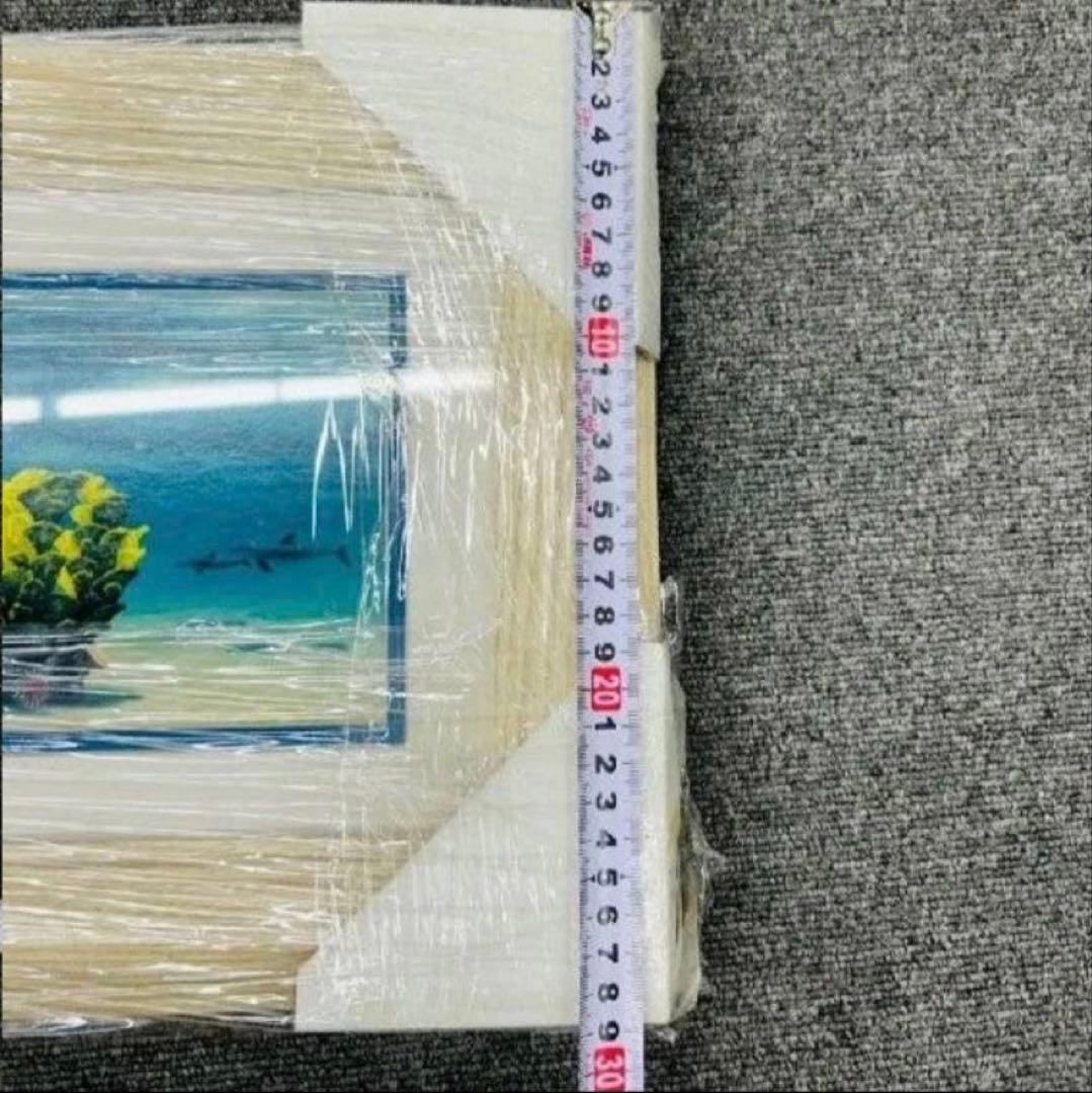 海 浜辺風景 絵画フレーム付き ／ Dan Mackin