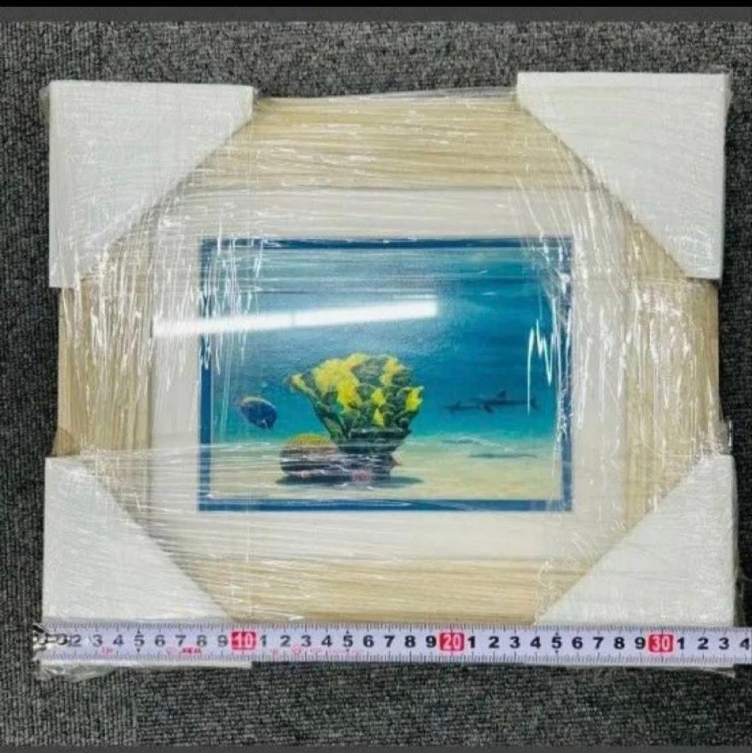 海 浜辺風景 絵画フレーム付き ／ Dan Mackin