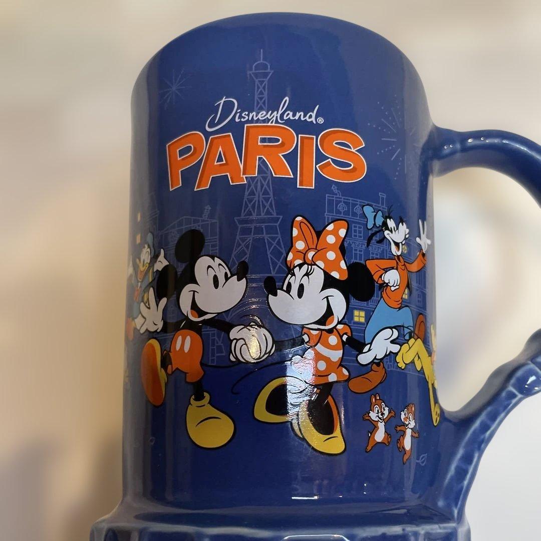 貴重　ディズニーランドパリ　エッフェル塔 マグ　ミッキー ミニー スティッチ