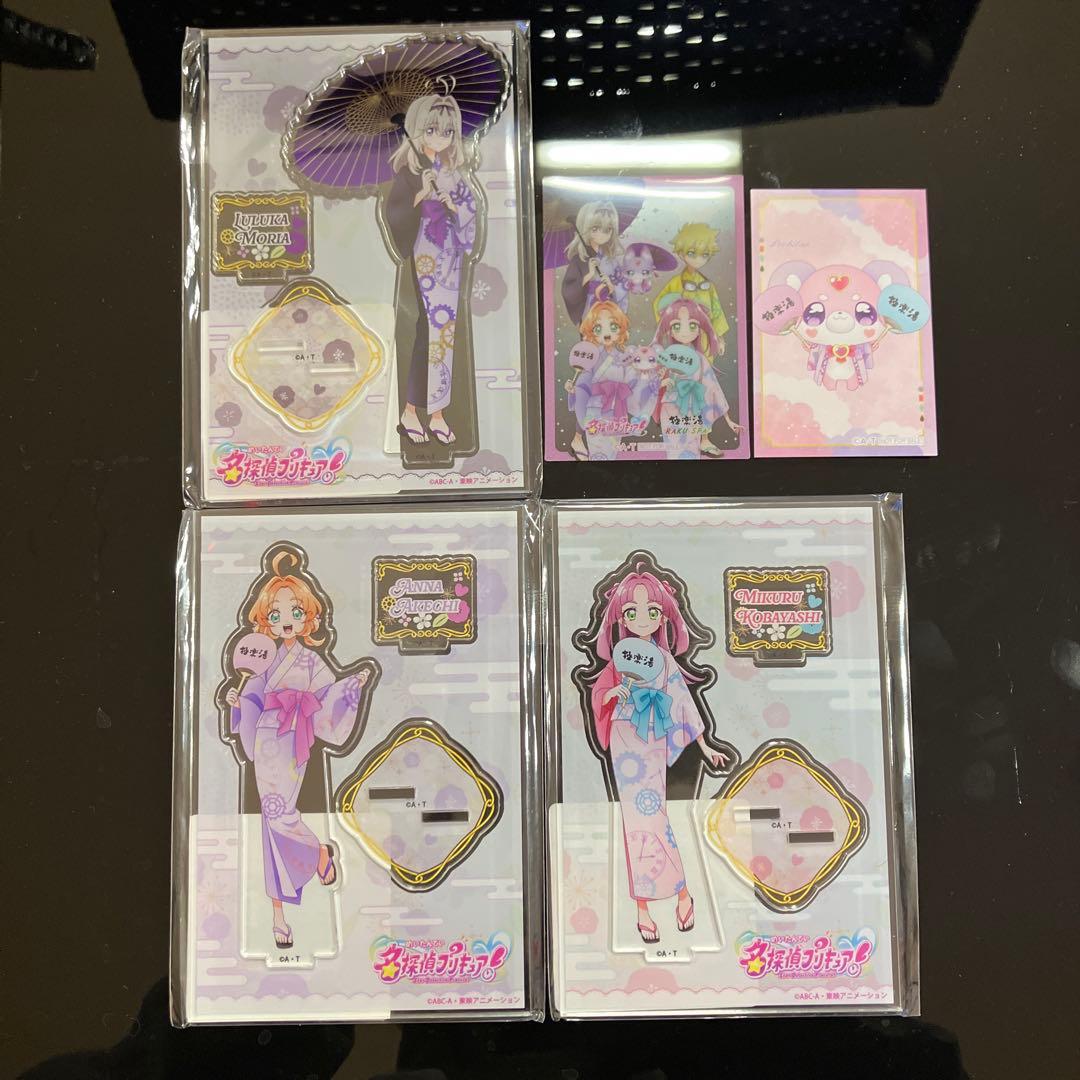 森亜るるか 小林みくる 明智あんな 極楽湯 名探偵プリキュア アクリルスタンド他