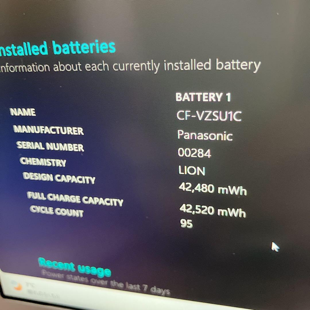 Windowsノート本体 Let's note CF-SV1 Core5-1145G7 / 256/16