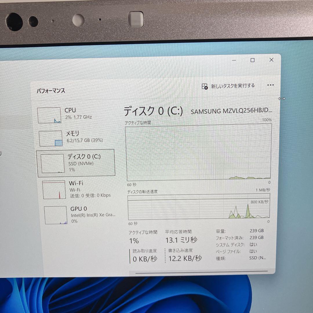 Windowsノート本体 Let's note CF-SV1 Core5-1145G7 / 256/16