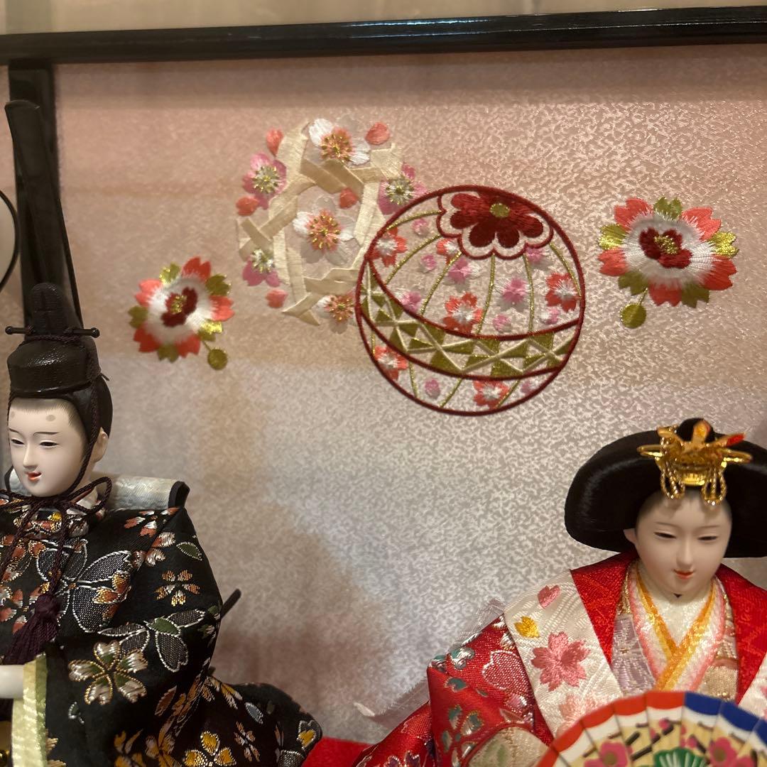 【金額相談OK】吉徳　ケース入り雛人形【木製】