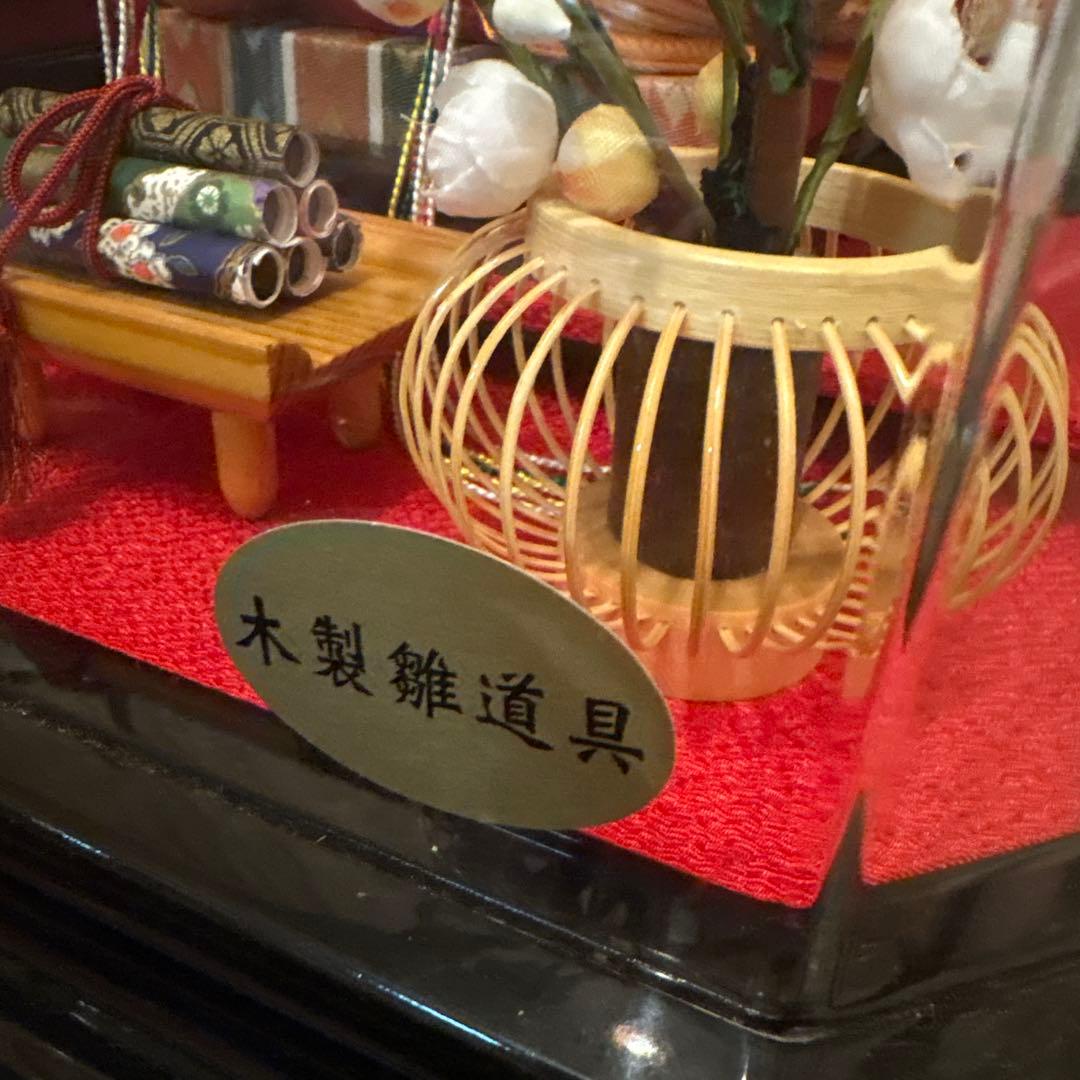 【金額相談OK】吉徳　ケース入り雛人形【木製】