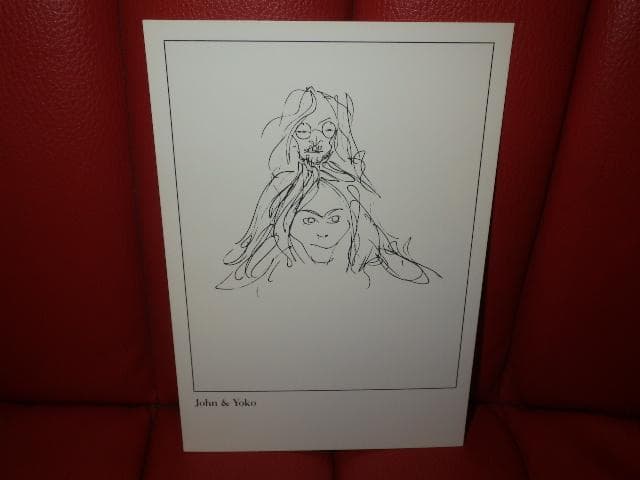 80’S★ジョンレノン★アート★壁掛け★17★ビンテージ★ビートルズ★ポスター