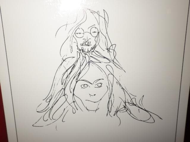 80’S★ジョンレノン★アート★壁掛け★17★ビンテージ★ビートルズ★ポスター