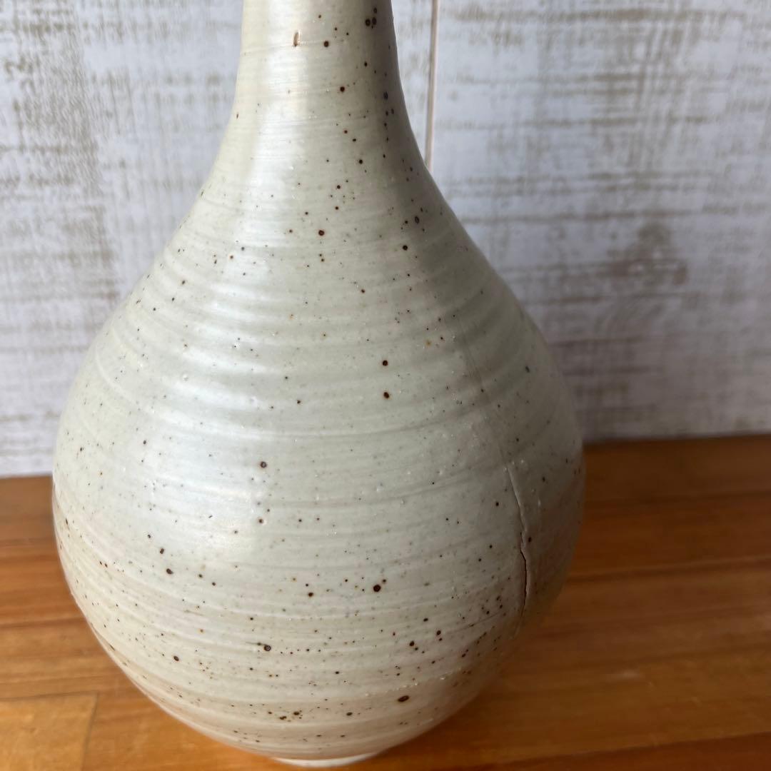 【アンティーク】陶器 瀬戸物 花瓶 花入 フラワーベース 花器 一輪挿し 古道具