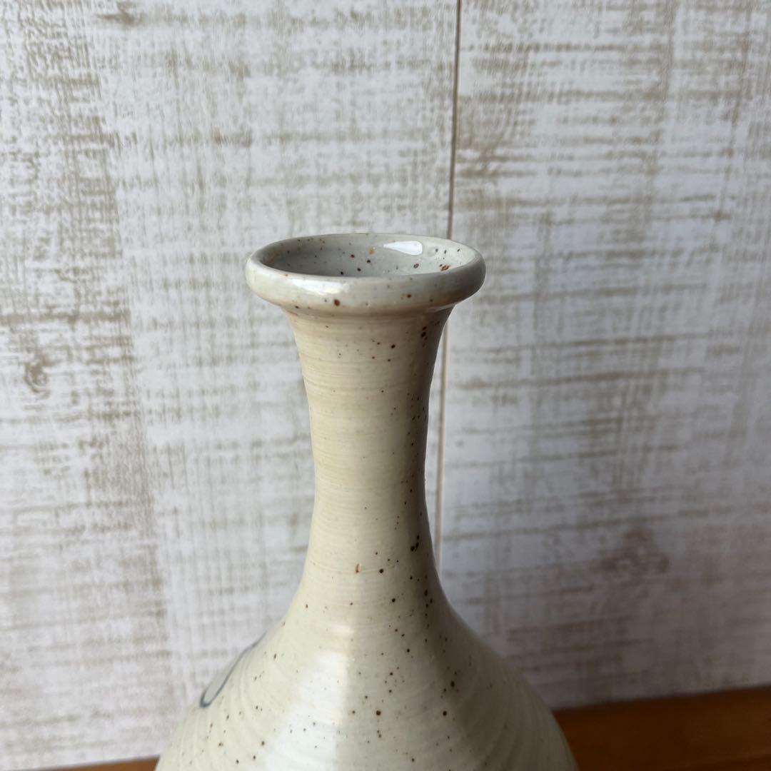 【アンティーク】陶器 瀬戸物 花瓶 花入 フラワーベース 花器 一輪挿し 古道具