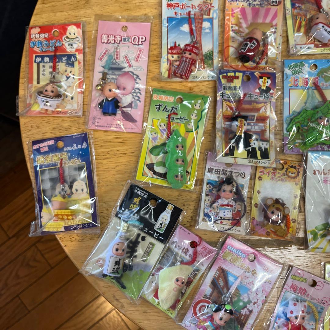 キューピーご当地ストラップ 31個セット+おまけ 未開封未使用
