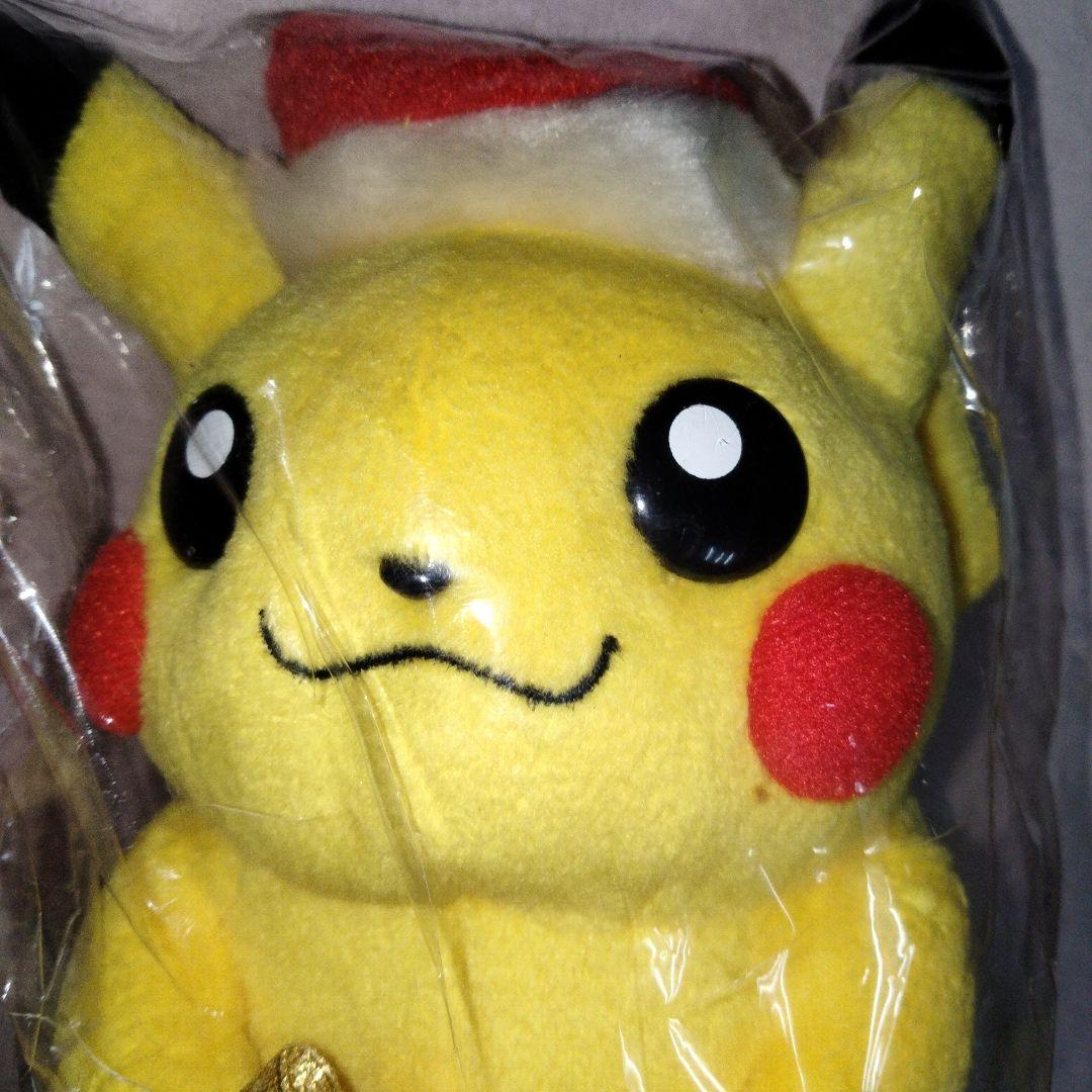 未開封 2005年クリスマス ポケモンセンター ピカチュウぬいぐるみ サンタ