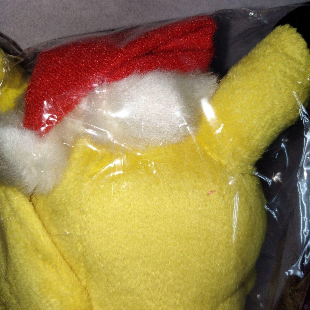 未開封 2005年クリスマス ポケモンセンター ピカチュウぬいぐるみ サンタ