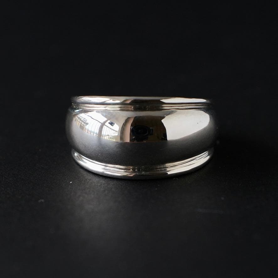 幅広シルバーリング　11.5号〜12号の方向け／Silver925